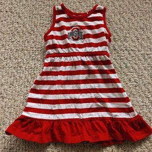 Ohio State University toddler tank dress